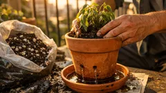 How to fix poor drainage in potted plants without killing them
