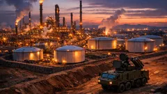 Satellite images show Belarus fortifying the Mozyr oil refinery near Ukraine