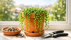 How to care for string of pearls indoors in Australia (and stop the mushy pearls)