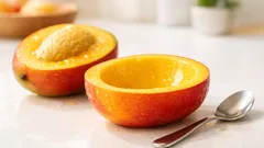 The twist-cut mango bowl hack that keeps your hands (and shirt) clean